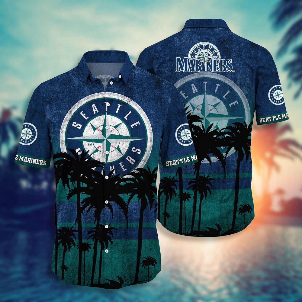 Seattle Mariners Hawaiian Shirt: Swing in Style for MLB Fans Seattle Mariners Hawaiian Shirt: Swing in Style for MLB Fans