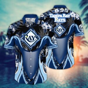 MLB Tampa Bay Rays Hawaiian Shirt – Grandstand Glamour for Fans