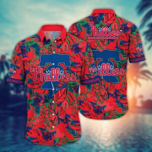 MLB Philadelphia Phillies Hawaiian Shirt: Tropical Paradise for Fans