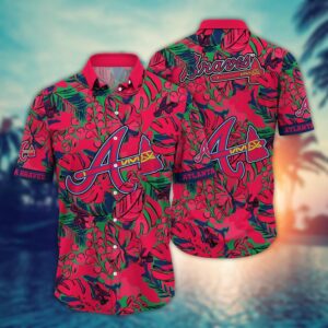 MLB Atlanta Braves Hawaiian Shirt: Tropical Paradise Fan Gear