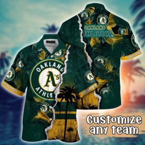Oakland Athletics Custom Hawaiian Shirt – Champion Chic Couture for MLB Fans