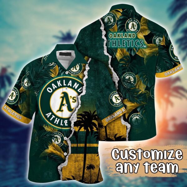 Oakland Athletics Custom Hawaiian Shirt – Champion Chic Couture for MLB Fans