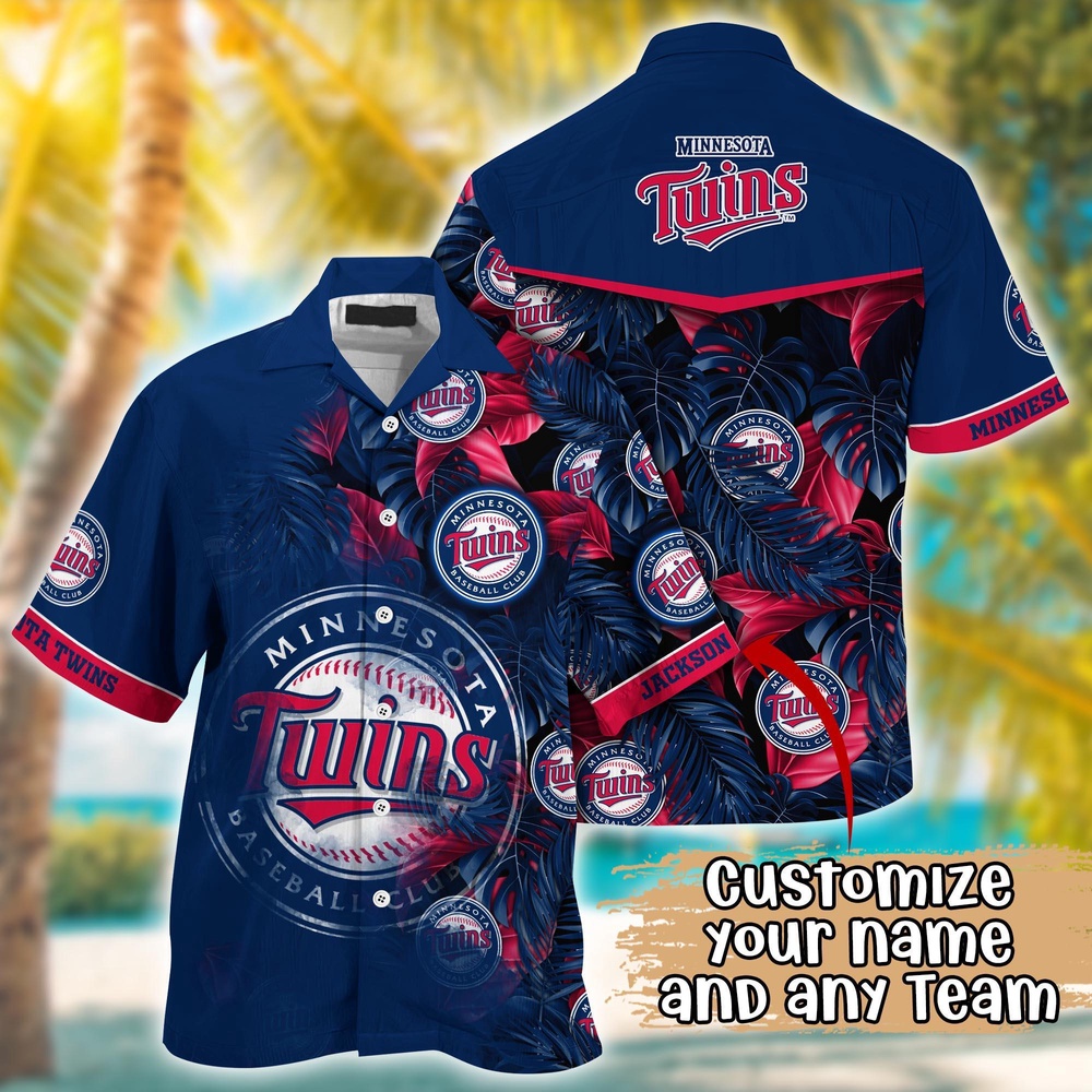 Minnesota Twins Hawaiian Shirt: Radiant Rhythms for Fans – Custom MLB Design Minnesota Twins Hawaiian Shirt: Radiant Rhythms for Fans – Custom MLB Design