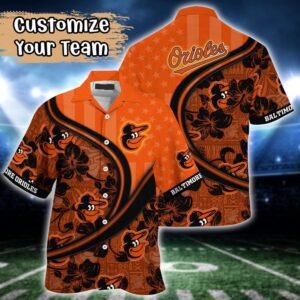 Baltimore Orioles Custom Hawaiian Shirt - Perfect for MLB Fans!