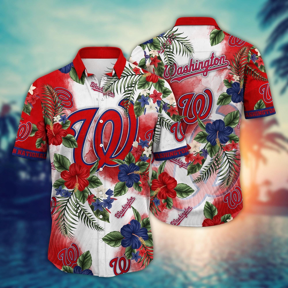 MLB Washington Nationals Hawaiian Shirt – Perfect Gift for Fans MLB Washington Nationals Hawaiian Shirt – Perfect Gift for Fans