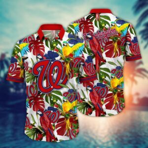 MLB Washington Nationals Hawaiian Shirt: Victory In Bloom Fan Gift