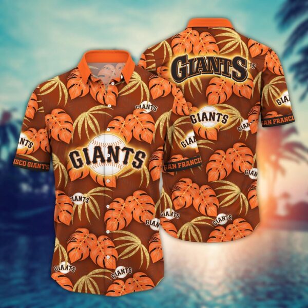 MLB San Francisco Giants Hawaiian Shirt: Floral Symphony Fan Gift