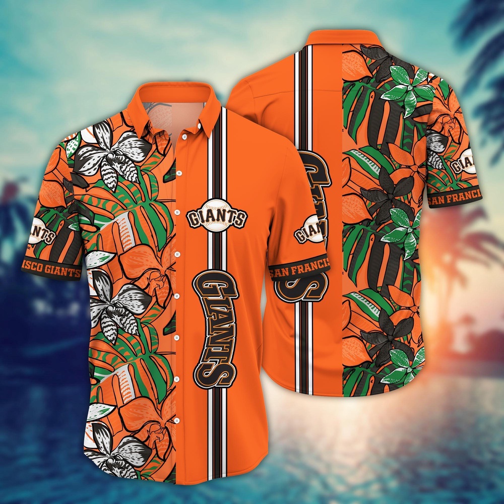 MLB San Francisco Giants Hawaiian Shirt: Summer Swirl Fan Gift MLB San Francisco Giants Hawaiian Shirt: Summer Swirl Fan Gift