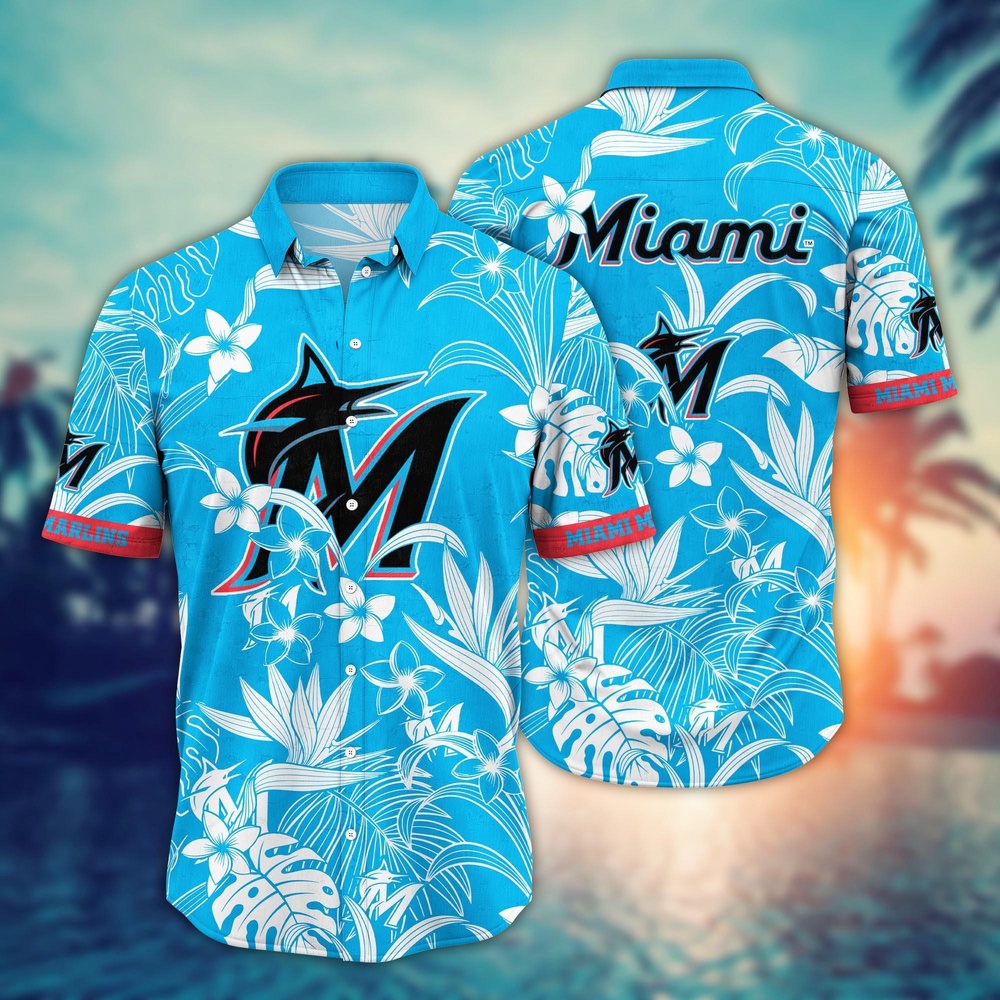 MLB Miami Marlins Hawaiian Shirt: Perfect Summer Gift for Fans MLB Miami Marlins Hawaiian Shirt: Perfect Summer Gift for Fans