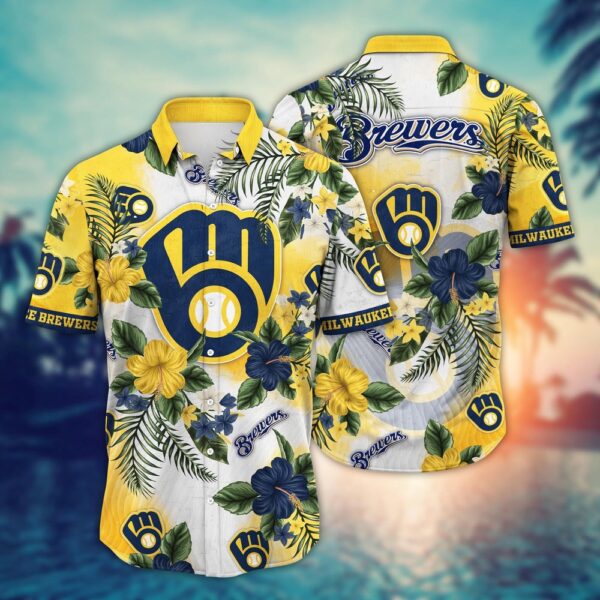 MLB Milwaukee Brewers Hawaiian Shirt – Perfect Gift for Fans