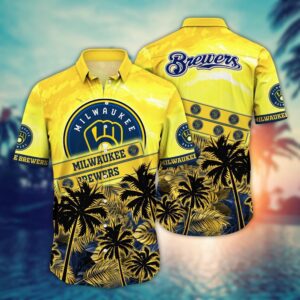 Milwaukee Brewers Hawaiian Shirt: Aloha Spirit Soars - Perfect Gift for Fans