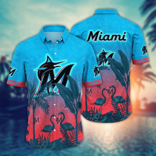 MLB Miami Marlins Hawaiian Shirt – Chase the Sunset Gift for Fans