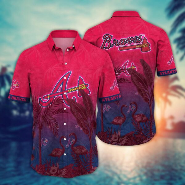 MLB Atlanta Braves Hawaiian Shirt Chase the Sunset Fan Gift