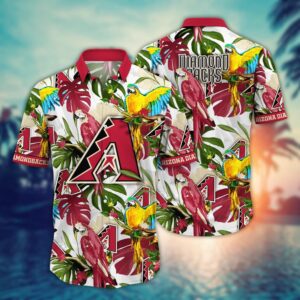 MLB Arizona Diamondbacks Hawaiian Shirt – Victory In Bloom Gift For Fans