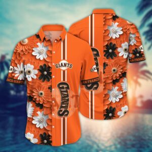 San Francisco Giants Hawaiian Shirt – Floral Finesse for MLB Fans