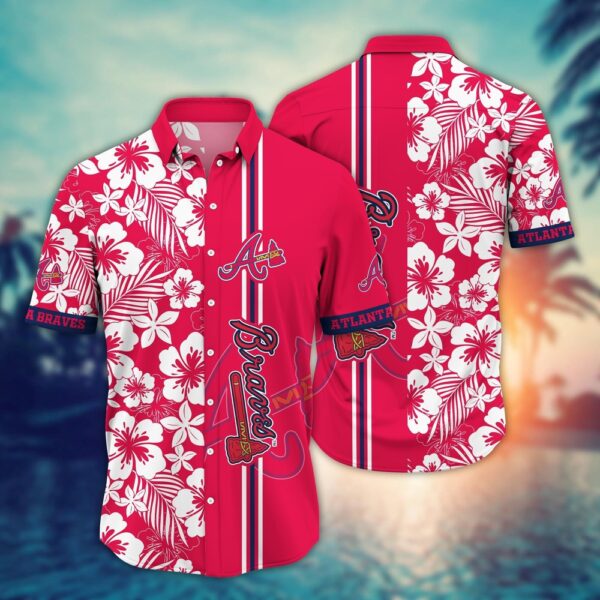 MLB Atlanta Braves Hawaiian Shirt for Sports Fans – Swing Into Summer Style