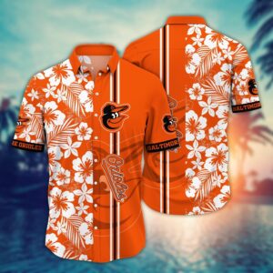 MLB Baltimore Orioles Hawaiian Shirt - Perfect for Summer Sports Fans!