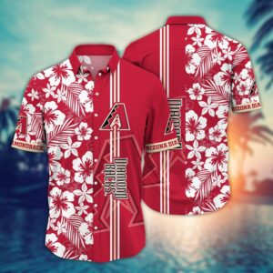 MLB Arizona Diamondbacks Hawaiian Shirt - Perfect Summer Gear for Sports Fans!