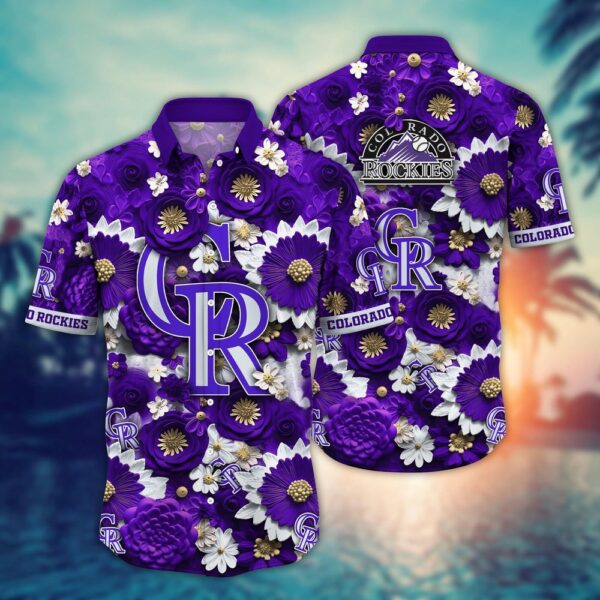MLB Colorado Rockies Hawaiian Shirt: Stylish Fan Favorite!