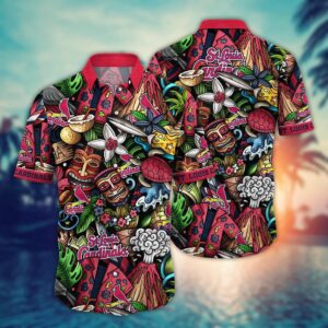 MLB St Louis Cardinals Hawaiian Shirt: Make a Statement with Flower Strike Style!