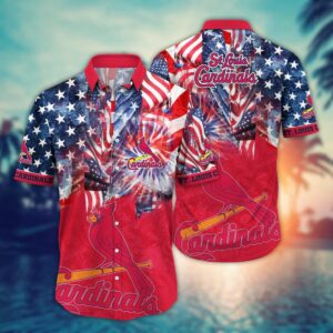 MLB St Louis Cardinals Hawaiian Shirt: Flower Game Day Aloha Style for Fans