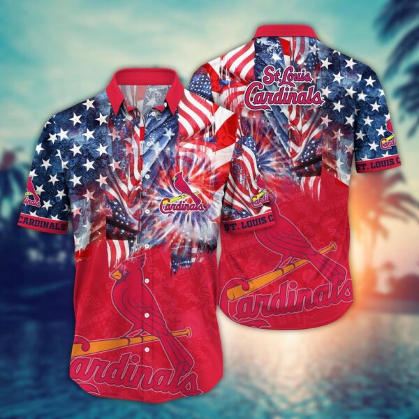 MLB St Louis Cardinals Hawaiian Shirt: Flower Game Day Aloha Style for Fans