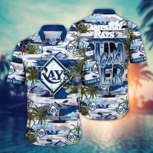 Tampa Bay Rays Hawaiian Shirt: Grand Slam Flower Design for Fans