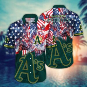 MLB Oakland Athletics Hawaiian Shirt: Game Day Aloha Style for Fans