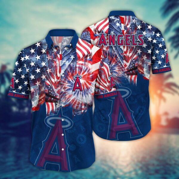 Los Angeles Angels Hawaiian Shirt – MLB Game Day Aloha Style for Fans
