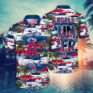 Los Angeles Angels MLB Hawaiian Shirt: Hawaiian Flair for Fans!