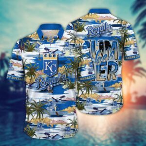 MLB Kansas City Royals Hawaiian Shirt – Flower Grand Slam For Fans