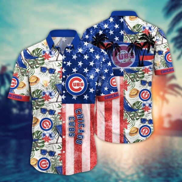 Chicago Cubs Hawaiian Shirt: Official MLB Flower Home Run Threads