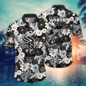 MLB Chicago White Sox Hawaiian Shirt - Floral Fusion Fashion For Fans