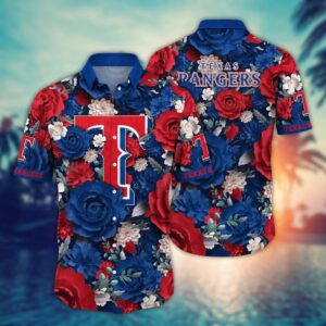 MLB Texas Rangers Hawaiian Shirt - Home Run Style for Sports Fans