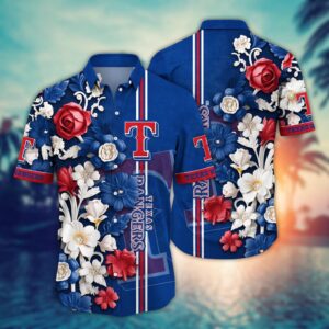 MLB Texas Rangers Hawaiian Shirt: Luau League Look for Sports Fans