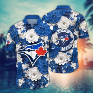 MLB Toronto Blue Jays Hawaiian Shirt: Embrace Aloha Spirit with Every Base
