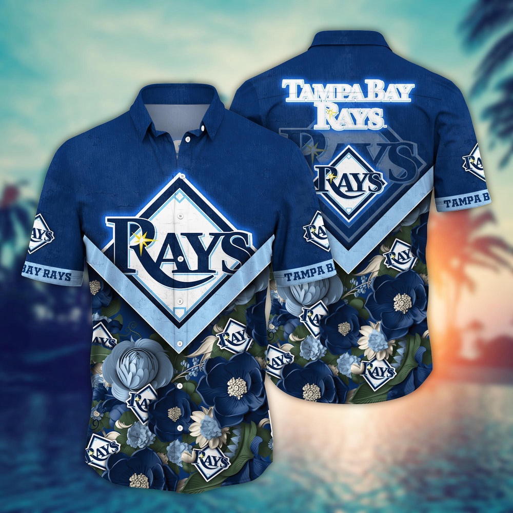 MLB Tampa Bay Rays Hawaiian Shirt: Perfect Summer Swing for Sports Fans MLB Tampa Bay Rays Hawaiian Shirt: Perfect Summer Swing for Sports Fans