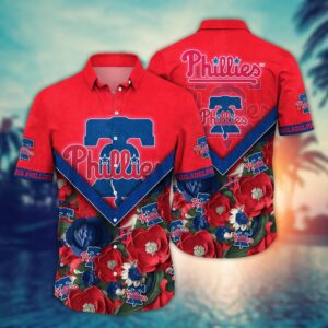 MLB Philadelphia Phillies Hawaiian Shirt – Perfect Summer Attire for Sport Fans