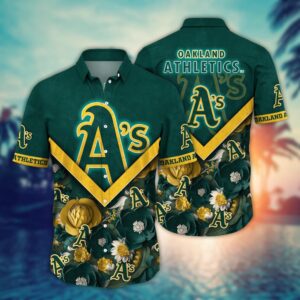 MLB Oakland Athletics Hawaiian Shirt: Perfect Summer Swing for Sports Fans