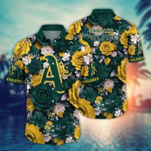 MLB Oakland Athletics Hawaiian Shirt – Home Run Style for Sport Fans