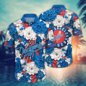 MLB Los Angeles Dodgers Hawaiian Shirt - Aloha Spirit for Fans!