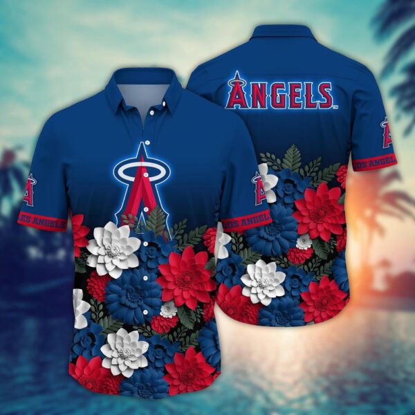 Los Angeles Angels Hawaiian Shirt – Hawaiian Heatwave Design for Sport Fans