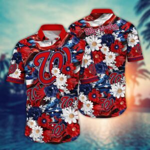 MLB Washington Nationals Hawaii Shirt: Independence Day Edition for Fans