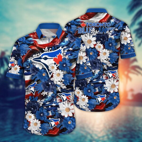 MLB Toronto Blue Jays Hawaii Shirt: Independence Day Edition for Cool Fans
