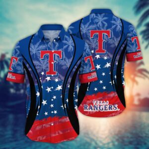 MLB Texas Rangers Hawaiian Shirt Vibrant Aloha Design for Cool Fans