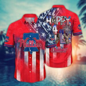 MLB Philadelphia Phillies Independence Day Hawaiian Shirt – Cool Fan Trendy Top