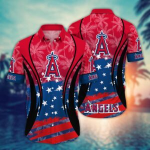 MLB Los Angeles Angels Hawaiian Shirt Vibrant Aloha for Cool Fans