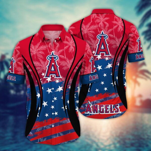 MLB Los Angeles Angels Hawaiian Shirt Vibrant Aloha for Cool Fans