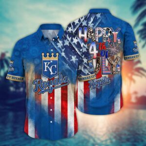 MLB Kansas City Royals Independence Day Hawaiian Shirt – Trendy Top for Fans