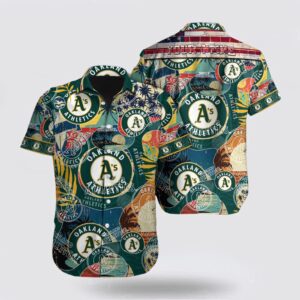 Custom MLB Oakland Athletics Hawaiian Shirt – Embrace Summer Style for Fans